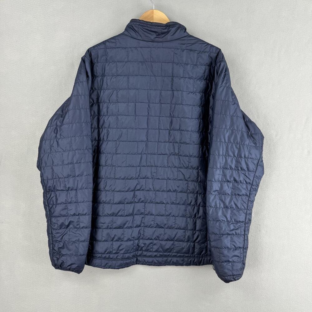 Patagonia Jacket Mens XL Blue Nano Puff Insulated Full Zip Hiking Outdoors - Picture 8 of 11